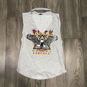 Rocker Sleeveless Tee